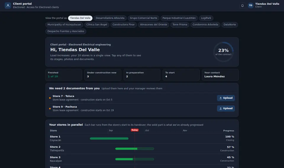 Client portal
